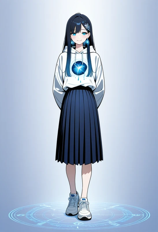 藍沢Neiroの全身立ち絵